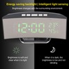 LED Digital Clock 3 Level Brightness Snooze USB Battery Powered