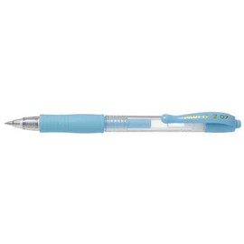 Pilot G2 07 Gel Ink Ballpoint Pens Set of 6, Pastel Blue