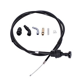 Carburetor Choke Cable and Plunger Choke Starter Valve Kit Fits for 2000-2006 Honda TRX350 Rancher 350 Replace 17950-HN0-A12 16046-HM5-730