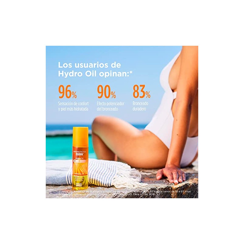 ISDIN Fotoprotector HydroOil SPF 30 - Protector solar corporal bifásico