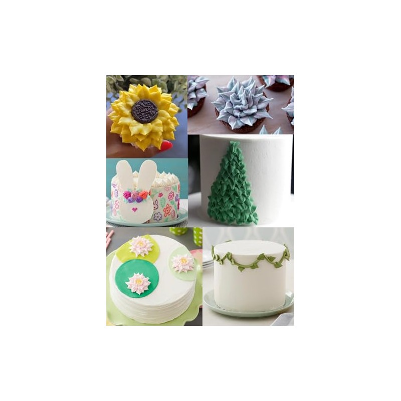Leaf Piping Tip #352, 3-Piece Set – Create Stunning Leaves