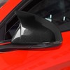 1 Pair Side Mirror Cap Cover Standard Carbon Fiber Glossy