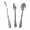 Importeek Juego 3 Cubiertos Acero Inoxidable Cuchara Cuchillo Tenedor