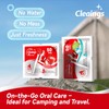® 50 Count Disposable Travel Toothbrushes with Toothpaste Bead, Pre-Pasted