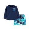 Simple Joys by Carter's Boys' Swimsuit Trunk and Rashguard Set,