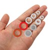ZDBB 70 Pcs Plumbing Silicone Gasket Assortment Kit VMQ Silicone