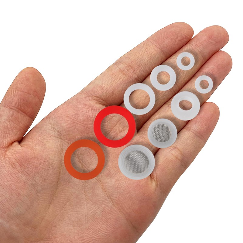 ZDBB 70 Pcs Plumbing Silicone Gasket Assortment Kit VMQ Silicone