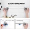 Suction Cup Towel Bar for Shower, 15.75''-25.6'' Adjustable Stainless Steel