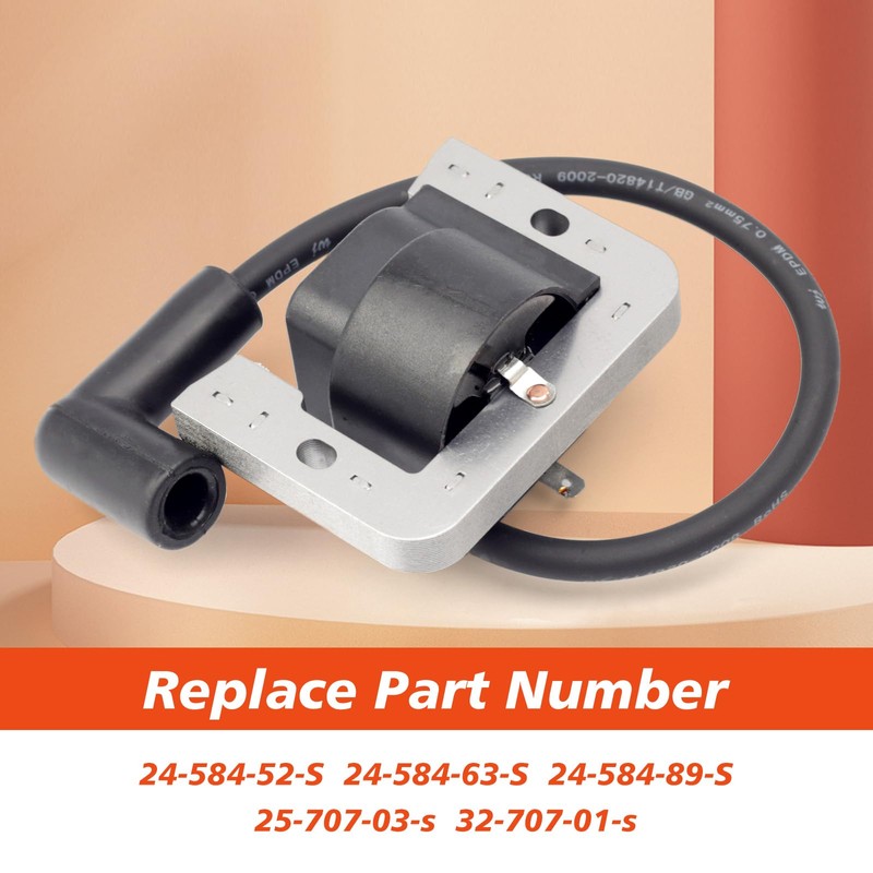 32-707-01-S 25-707-03-s Ignition Coil 24 584 89-s Replacement for Kohler