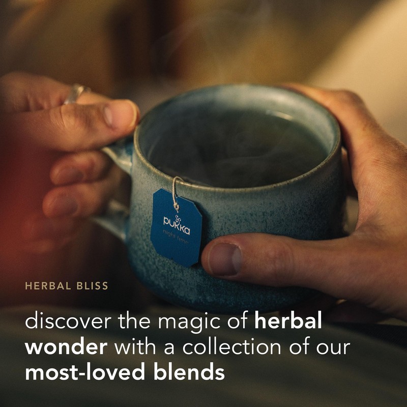 Pukka Organic Herbal Tea Collection, Four Different Flavours, 80 Home