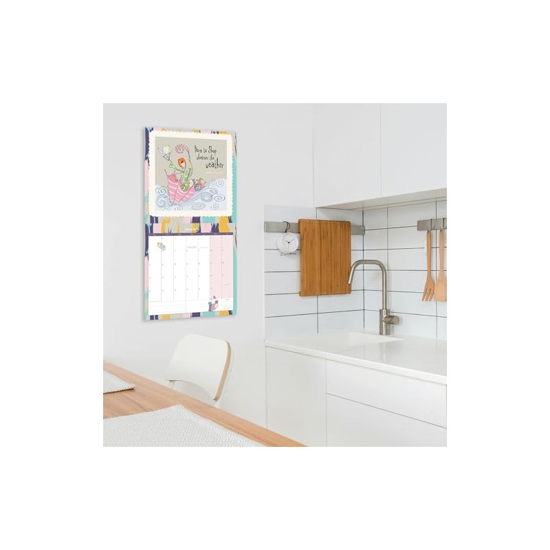 2026 Born to Shop Square Wall Calendar