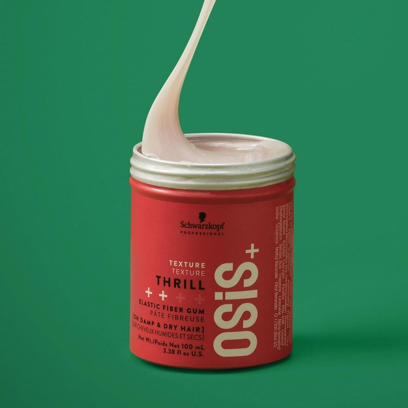 OSiS+ Thrill Fibre Gum – Medium Hold Flexible Style Control,