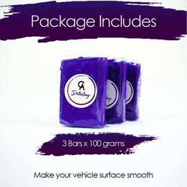 CA Detailing 3Pcs Car Clay Bar - 300g Magic Clay Bar Kits for Cars, Removes Dust & Debris with Washing and Adsorption Capacity, Perfect ClayBar for Car Valeting & Auto Detailing