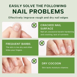 Nail Care Pen – Pack of 2 – Nourishing Nail Oil Pen for Dry, Cracked Fingernails & Toenails – Moisturizes, Repairs & Strengthens Nails – Easy-to-Use Pen Applicator for Targeted External Nail Care