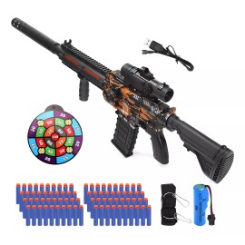 Monbelle Pistola Juguete Eléctrica Compatible Nerf Con 3 Modos,niño