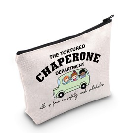 G2TUP Field Trip Chaperone Makeup Bag Chaperone Gifts Tortured Chaperone Department Gifts Chaperone Squad Bag (Chaperone)