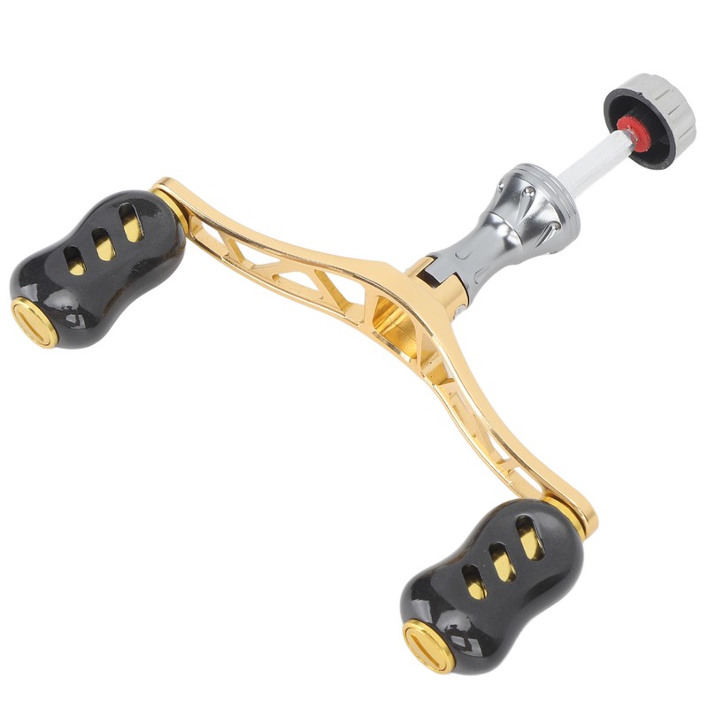 Black Power Fishing Reel Handle Grip Carbon Fiber Fishing Reel