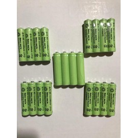 20-Pieces Size 1.2V AA(300/600/800mAh) Or AAA (600mAh/800mAh) and Ni-Cd/Ni-MH Rechargeable Battery for Solar Light and Solar Devices (1.2v AAA 600mAh Ni-MH)