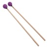 1 Pair Marimba Mallets Medium Hard Yarn Head with Maple