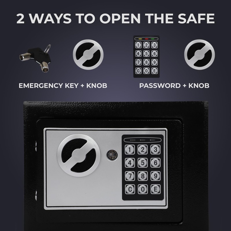 Darice Safe Box for Money – Safe with Electronic Combination