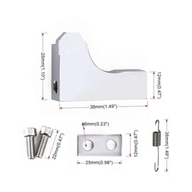 Inlet Manifold P2015 Error Flap Actuator Motor Repair Bracket with Spring for VW 2.0TDI 03L129711E 03L129086