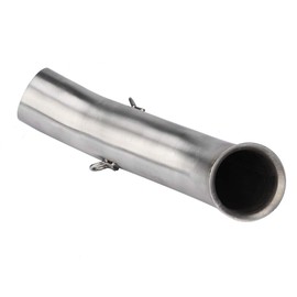 Exhaust Centre Pipe, Motorcycle Stainless Steel Full Exhaust System Ventilation Centre Pipe Link Connect for 250 390 RC390 17-18 for KTM Duke 390 Akrapovic Connector