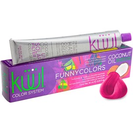 KÜÜL - Color System Funny Colors Tinte Semipermanente Color Magenta 90 ml, Filtro UV y Colágeno, Prolonga Intensidad del Color, Aporta Hidratación, Brillo y Sedosidad, Coloración Cabello