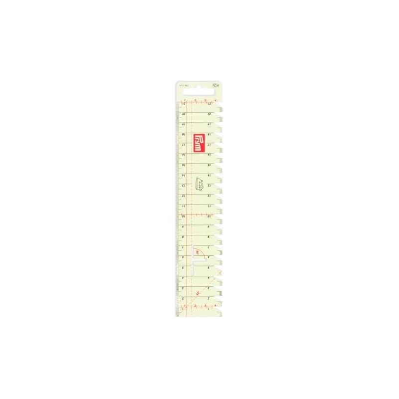 Prym 611492 - Metro a mano, trasparente, 21 cm x