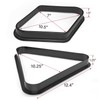 MoyanSuper Plastic Pool Ball Rack Billiard Ball Triangle Rack, Pool