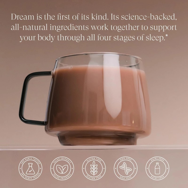 Dream Sleep Powder, Sleep Supplement, Sleep Aids for Adults, Contains
