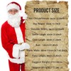 KLLOUZE Christmas Santa Claus Suit, Adult Men's Santa Costume, Xmas