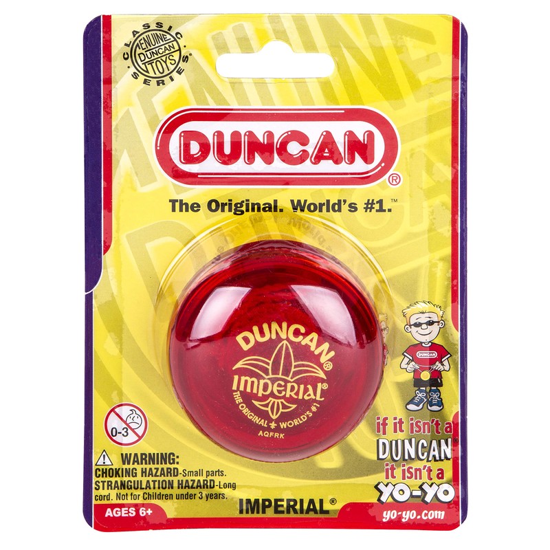 Duncan Toys Imperial Yo-Yo, Beginner Yo-Yo with String, Steel Axle