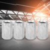 10Pcs M8 Tuerca de varilla larga Tuerca de acoplamiento hexagonal