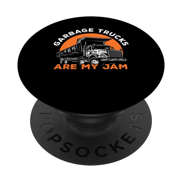 Garbage Trucks Are My Jam Trash Collector Recycling Abfall PopSockets