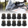 Alpha Rider M6 Universal Motorcycle Rubber Nut with Internal Thread,