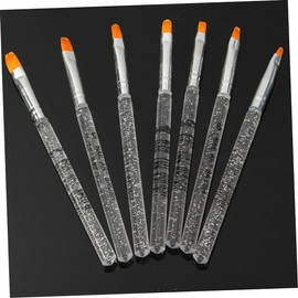 FOMIYES 7pcs Set Nail Art Brush Pen Kit Multifunctional Painting Tools for Nail Art Drawing Salon Home Use