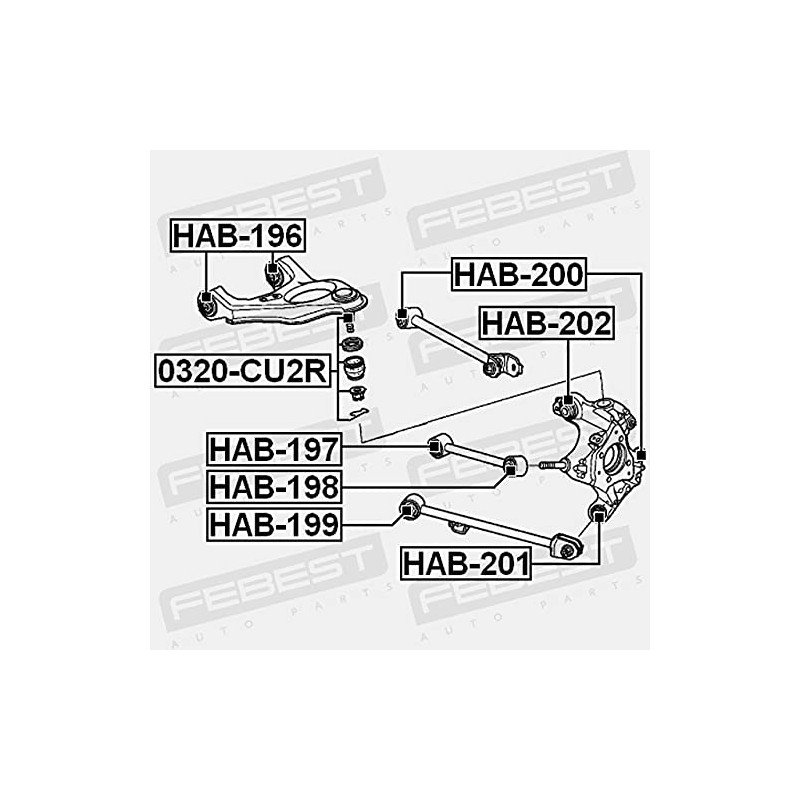 febest hab-201 wheel suspensions