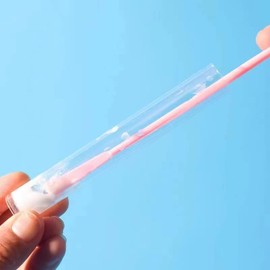 Beauty Spatulas, 2 Piece Set, Large and Small ， Makeup Spatula Tool for Small aperture cosmetic bottle|| Mini Spatula | Flexible and Reusable | Scraper head measures only 0.7cm Pink