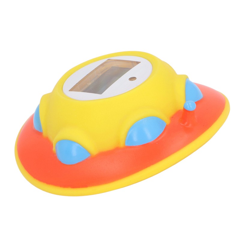 Baby Bath Thermometer Fun Cartoon Flying Disc Waterproof Safety 10℃‑50°C