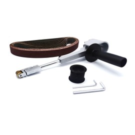 Manpa MP21-14 Belt Sander 5/8-11TPI + 10ea 40 grit belts for Angle Grinder