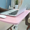 Qiveno Mobile Laptop Table, Small Standing Desk, Angle & Height