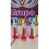 3 Trompeta Triple Tricolor Mundial Independencia Corneta