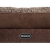 Beautyrest Ultra Plush Cuddler Dog Bed (Medium, Brown)