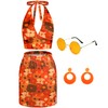 Twistover 4 Pcs 60s 70s Women Hippie Costume Retro Disco