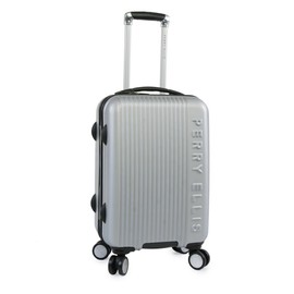 Perry Ellis Forte Hardside Spinner Carry On Luggage 21", Silver, One Size