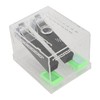 Acrylic Cricket Keeper with Tubes Care Kit for Reptile Tank