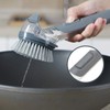 Dish Brush with Handle, JEHONN Dish Scrubber with Soap Dispenser