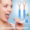 Zivacate Tongue Scraper with Handle, Tongue Scraper with Double Scraper