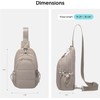 TOPEAST - Bolsos cruzados antirrobo para mujer, bolso pequeño para