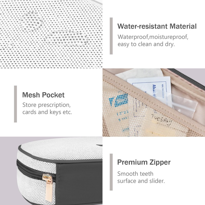 Travel Pill Case for Purse with Weekly Pill Organizer 3